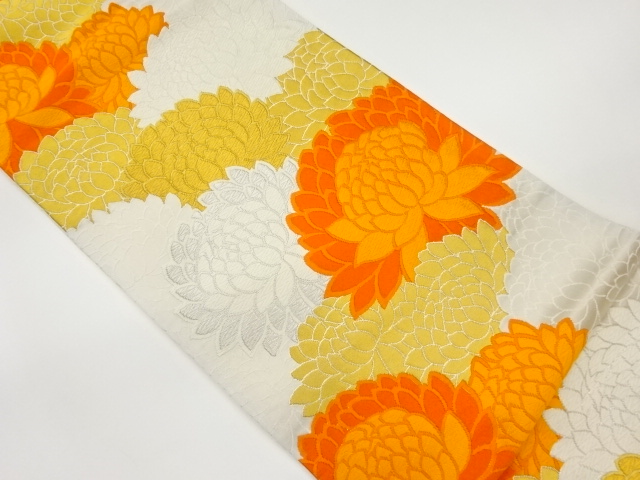JAPANESE FUKURO OBI / WOVEN KIKU